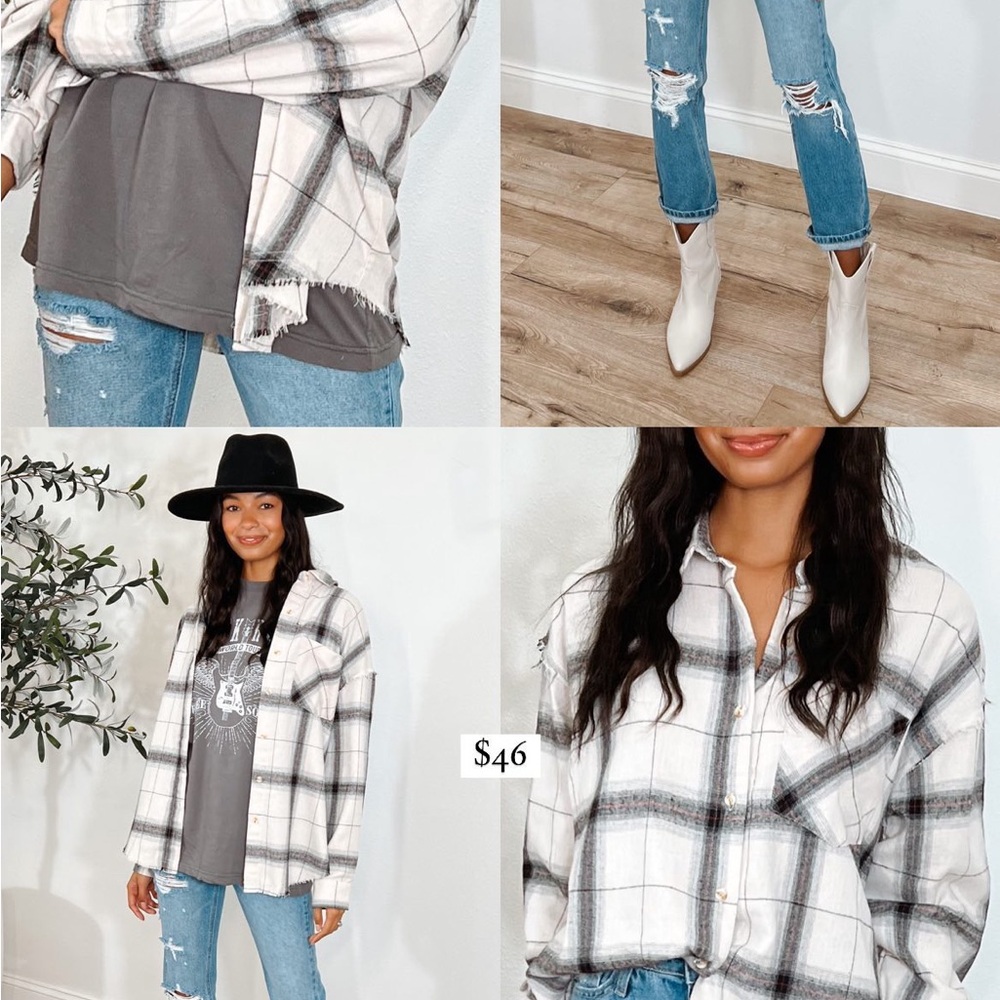 Shop Talulah Kayden Plaid Top- size medium
